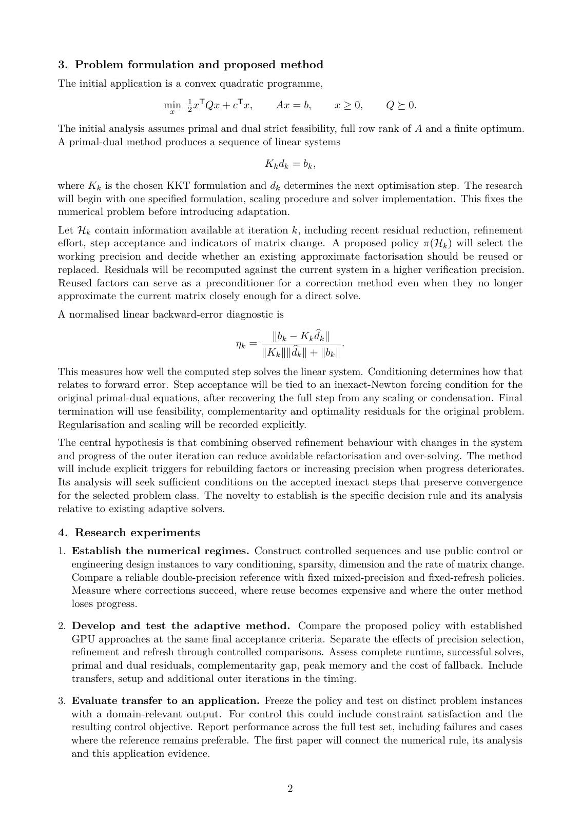 GPU research proposal, original page 2 of 3